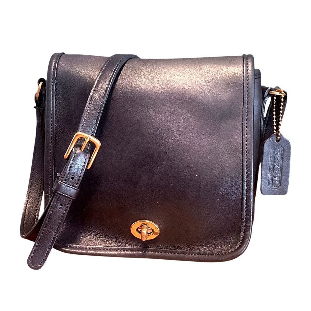 Vintage Coach Legacy Companion Flap Crossbody Bag